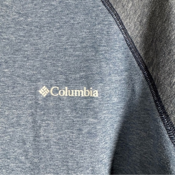 Columbia Blue Long Sleeve Performance Tee - Picture 3 of 5